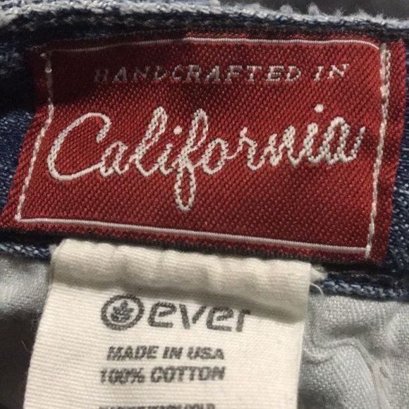 EVER 100% Cotton Denim Distressed Jeans Size 26 - Picture 8 of 8